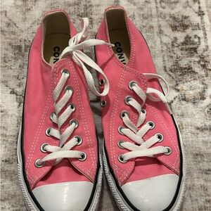 Converse Women's Bright Pink Canvas Sneakers